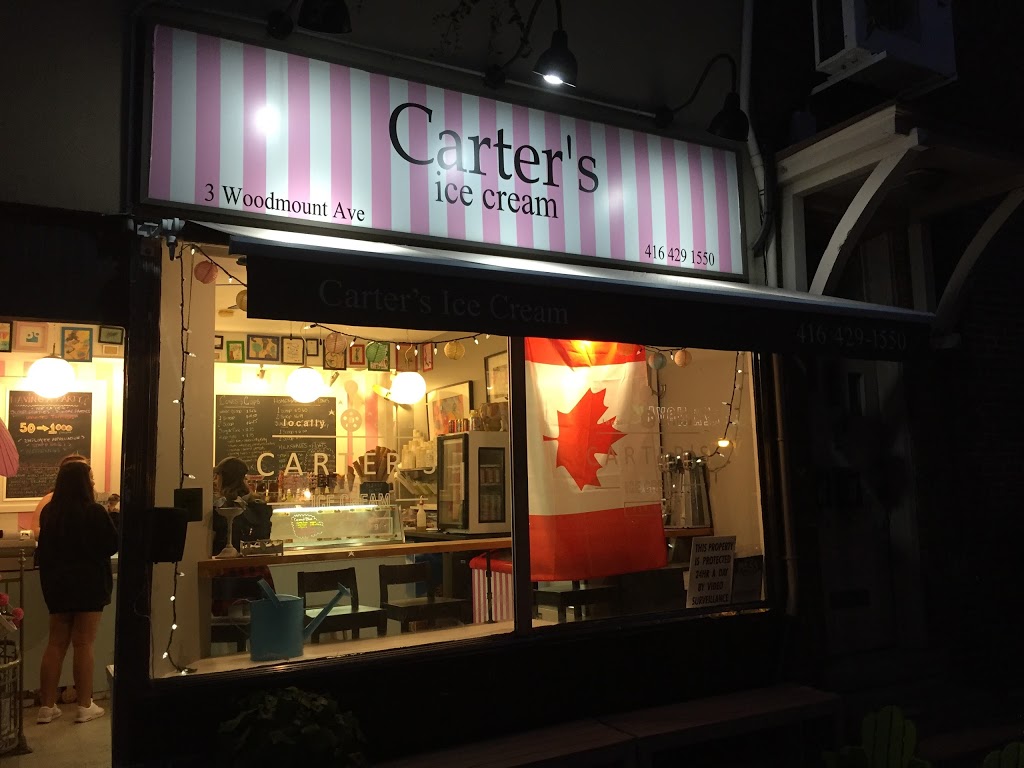 Carters Ice Cream | 3 Woodmount Ave, Toronto, ON M4C 3X4, Canada | Phone: (416) 429-1550