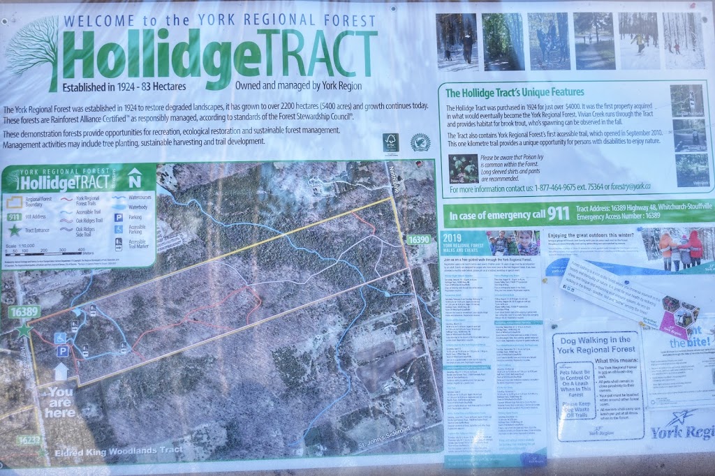 Hollidge Tract Accessible Trail | 16389 ON-48, Whitchurch-Stouffville, ON L4A 7X4, Canada