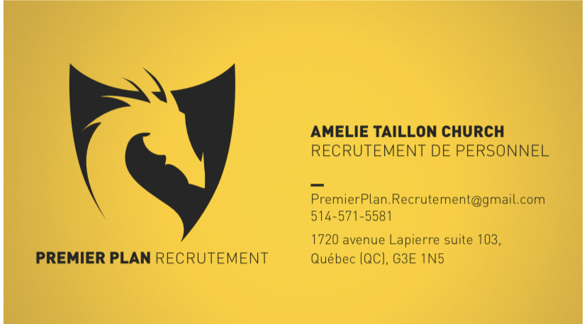 Premier plan recrutement | 2735 Rue de la Faune, Québec, QC G3E 1H4, Canada | Phone: (514) 571-5581