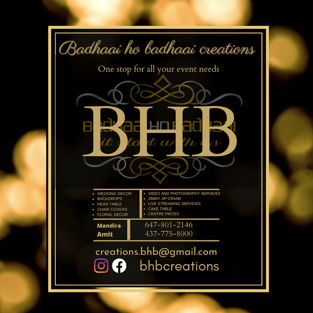 BHB Creations | 201 Zia Dodda Crescent, Brampton, ON L6P 1T4, Canada | Phone: (647) 801-2146