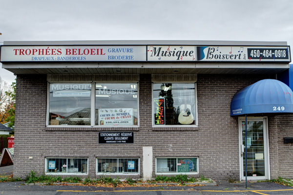 Boisvert Musique Ltée | 249 Boulevard Sir-Wilfrid-Laurier, Beloeil, QC J3G 4H1, Canada | Phone: (450) 464-0918