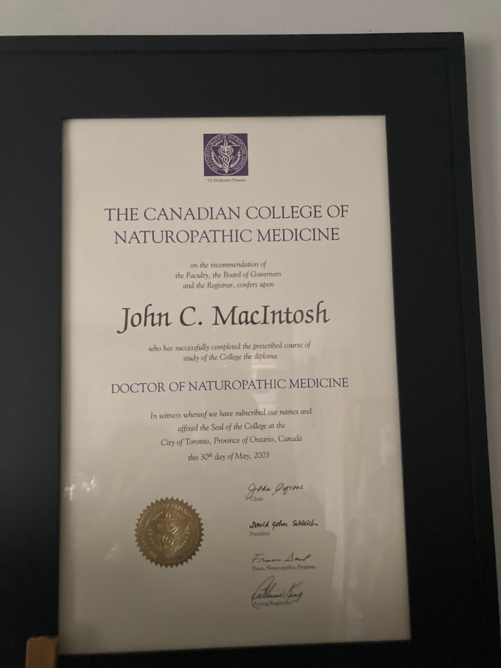 Dr. John Macintosh N.D R.M.T | 523 Farmstead Dr, Milton, ON L9T 4N7, Canada | Phone: (647) 607-1006