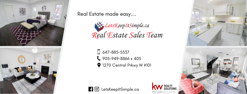 LetsKeepItSimple.ca Real Estate Sales Team - Mississauga | 7145 West Credit Ave #100, Building 1, Mississauga, ON L5N 6J7, Canada | Phone: (905) 812-8123