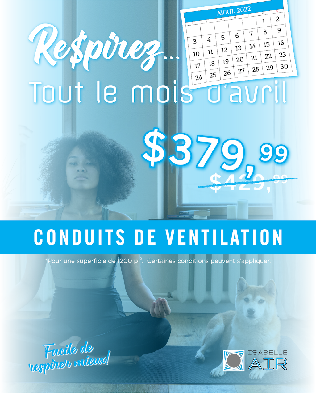 Isabelle air | 131 Rue Fontaine, Saint-Jean-sur-Richelieu, QC J2Y 1G6, Canada | Phone: (514) 432-7636