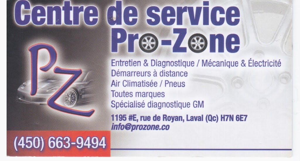 Centre de service Pro-Zone | 1195 #E, Rue de Royan, Laval, QC H7N 6E7, Canada | Phone: (450) 663-9494