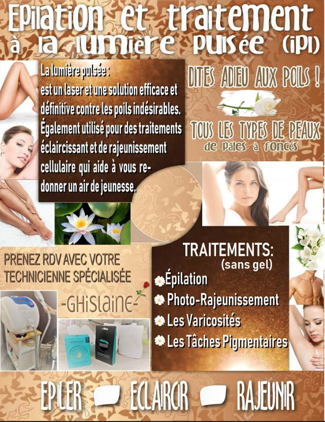 Salon Ghislaine Ferland Esthétique | 1467 Rue de lOntario, Sherbrooke, QC J1T 3T1, Canada | Phone: (819) 562-9390