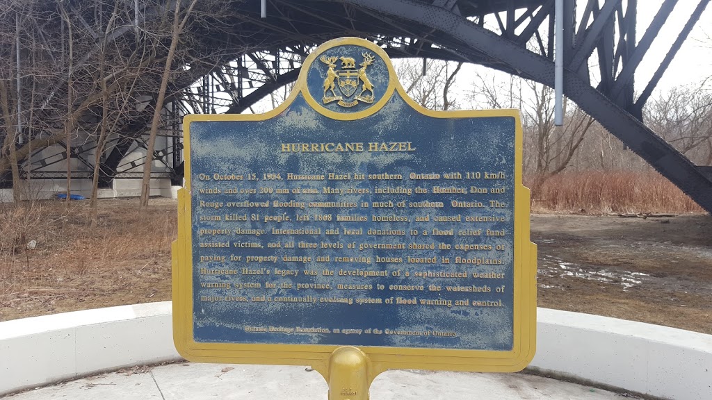 Hurricane cane Hazel Memorial | Old Mill, Toronto, ON M8X 2Z7, Canada