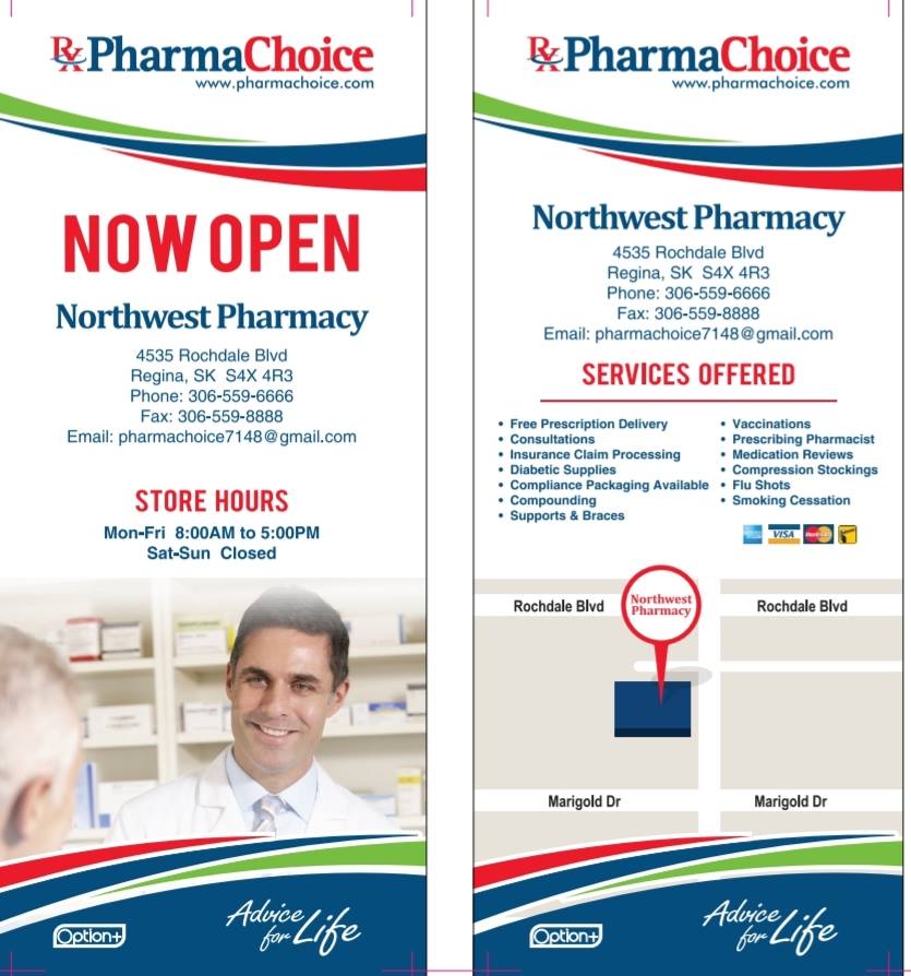 Northwest Pharmacy | 4535 Rochdale Blvd, Regina, SK S4X 4R3, Canada | Phone: (306) 559-6666