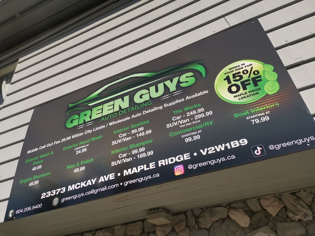 Green Guys | 23373 McKay Ave, Maple Ridge, BC V2W 1B9, Canada | Phone: (604) 206-9400