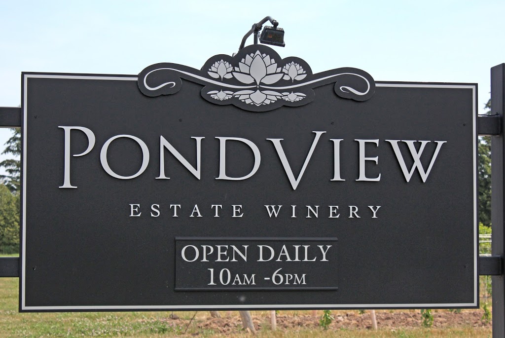 PondView Estate Winery | 925 Line 2 Rd, Niagara-on-the-Lake, ON L0S 1J0, Canada | Phone: (905) 468-0777