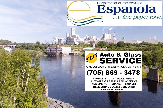 Guys Auto Service & Glass | 70 McCulloch Dr, Espanola, ON P5E 1J1, Canada | Phone: (705) 869-3478