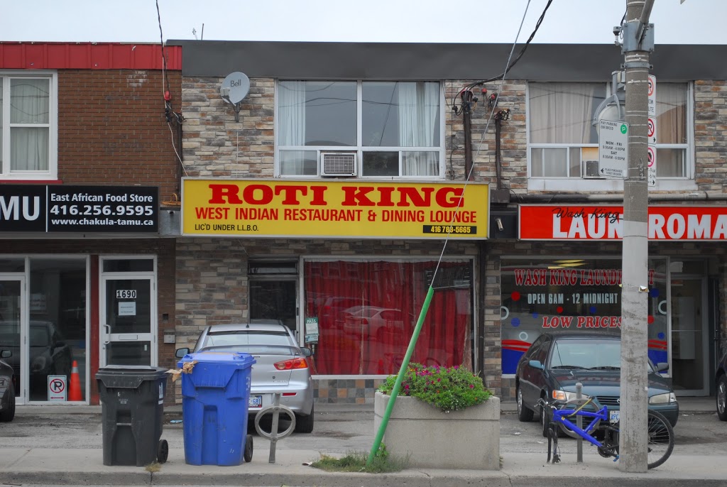 Roti King West Indian Restaurant | 1688 Eglinton Ave W, York, ON M6E 2H5, Canada | Phone: (416) 783-5665