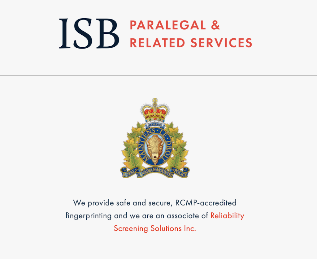 ISB Paralegal & Related Services Inc. | 204-1339 Khalsa Dr, Mississauga, ON L5S 1W6, Canada | Phone: (905) 565-1279