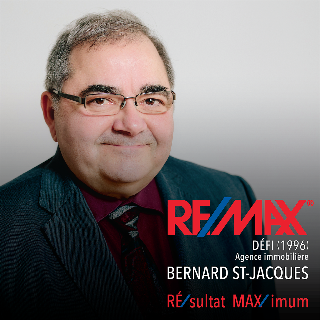 Bernard St-Jacques – Courtier immobilier RE/MAX Défi (1996) inc. | 499 Rue Ellice, Beauharnois, QC J6N 1X6, Canada | Phone: (450) 807-0888