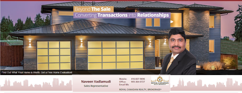 Naveen Vadlamudi - Realestate Broker | 3 Centre St Unit #3, Markham, ON L3P 3P9, Canada | Phone: (416) 837-9696