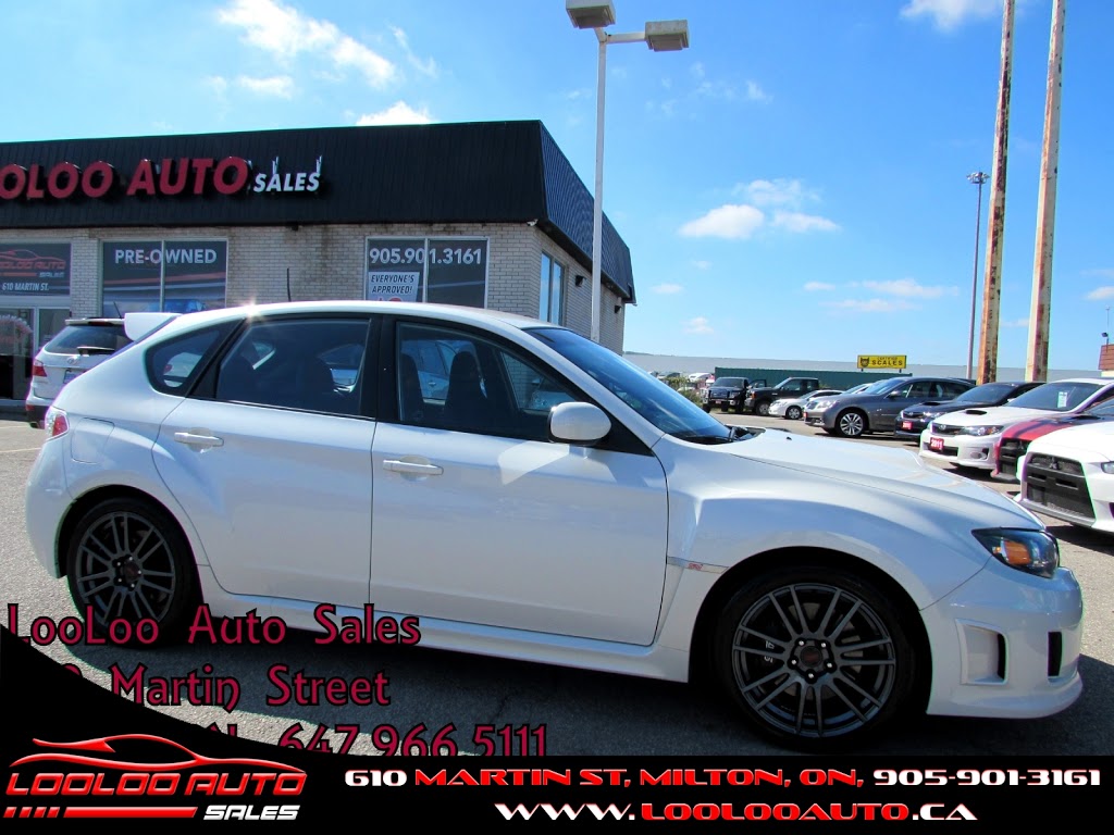 Looloo Auto Sales | 610 Martin St, Milton, ON L9T 3H6, Canada | Phone: (905) 901-3161