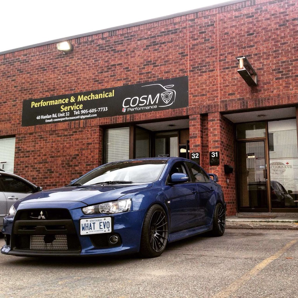 Cosmo Performance | Unit #32, 40 Hanlan Rd, Woodbridge, ON L4L 3P6, Canada | Phone: (905) 605-7733