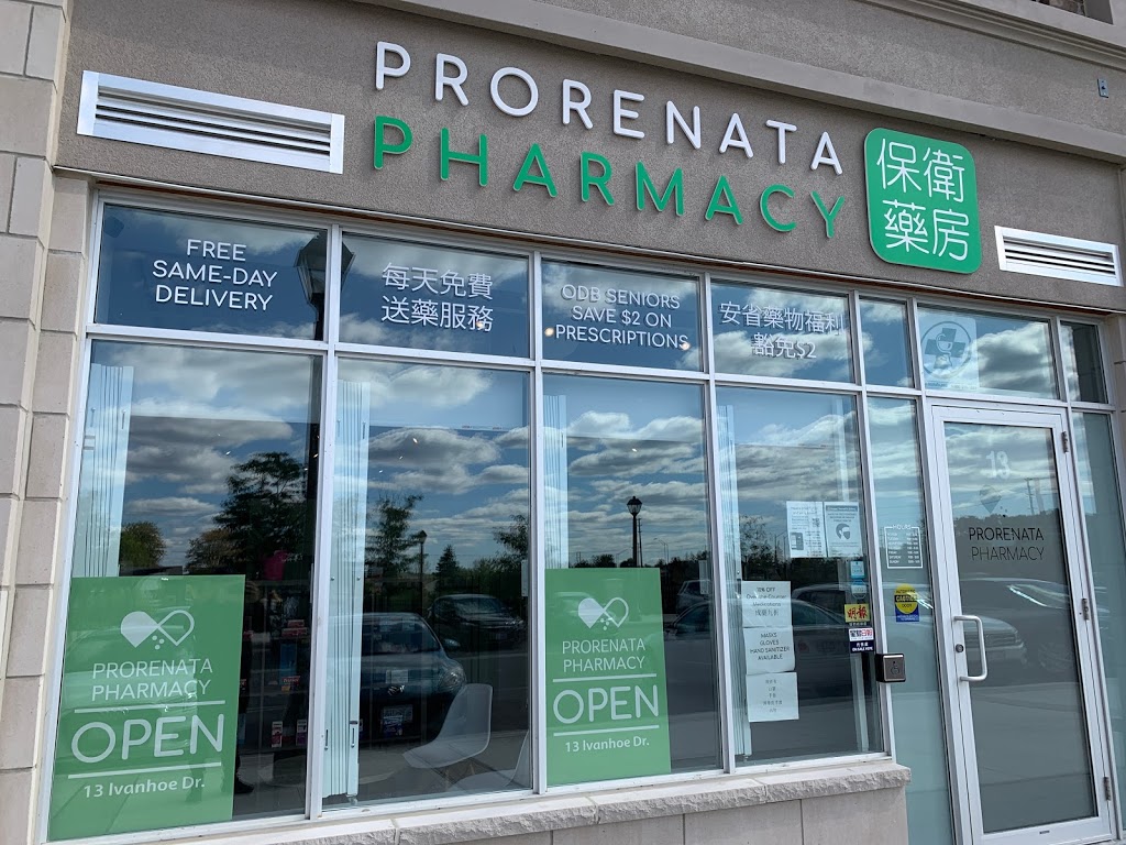 Prorenata Pharmacy | 13 Ivanhoe Dr, Markham, ON L6C 0X7, Canada | Phone: (289) 469-0481