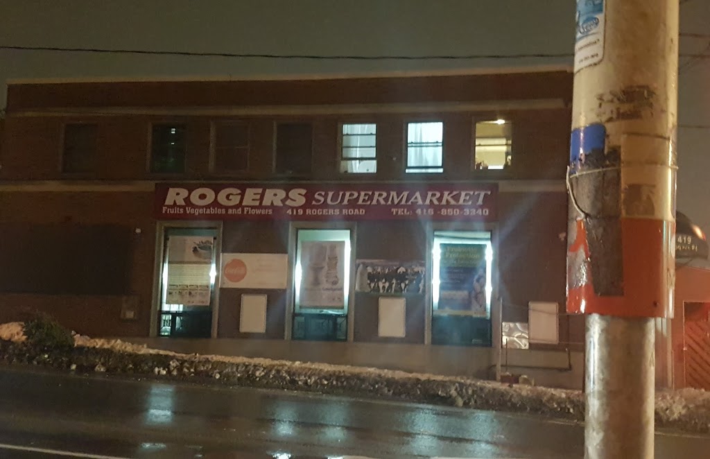 Rogers Supermarket | 419 Rogers Rd, Toronto, ON M6M 4Z8, Canada | Phone: (416) 850-3340