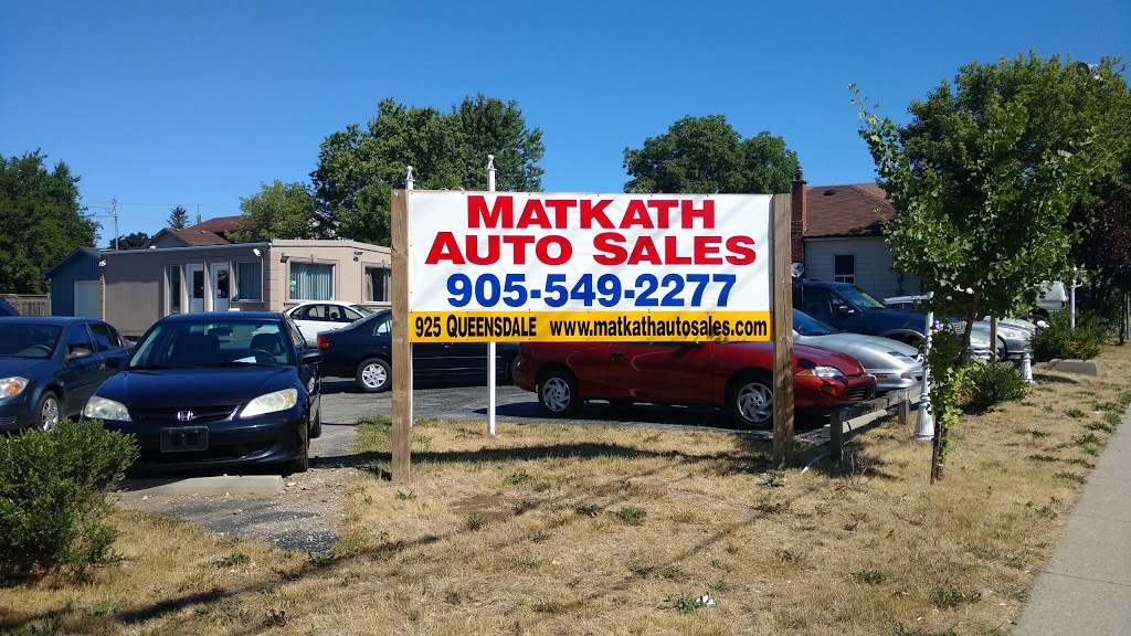 Matkath Auto Sales | 925 Queensdale Ave E, Hamilton, ON L8V 1N5, Canada | Phone: (905) 549-2277