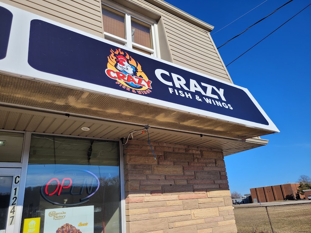 Crazy Fish and Wings | 1247 Hwy 8 unit A, Stoney Creek, ON L8E 5G8, Canada | Phone: (905) 643-8484