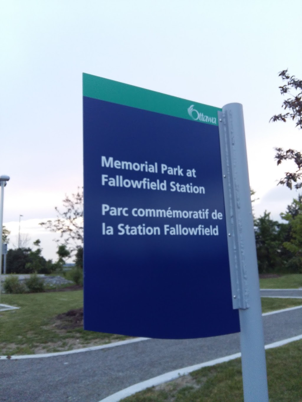 Memorial Park at Fallowfield Station | Fallowfield Station, Ottawa, ON K2J, Canada