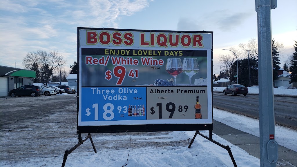 Boss Liquor West | 10917 156 St NW, Edmonton, AB T5P 2S7, Canada | Phone: (780) 249-2677