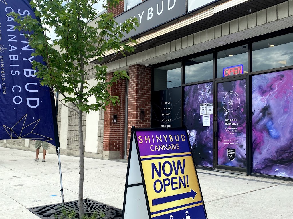 ShinyBud Cannabis Co. 8 Beckwith Street | 8 Beckwith St N, Smiths Falls, ON K7A 2B1, Canada | Phone: (613) 205-1294