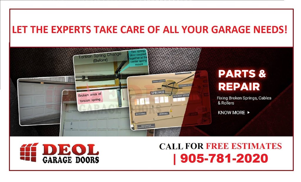 Deol Garage Doors | 36 Sparta Dr, Brampton, ON L6P 1H8, Canada | Phone: (905) 781-2020