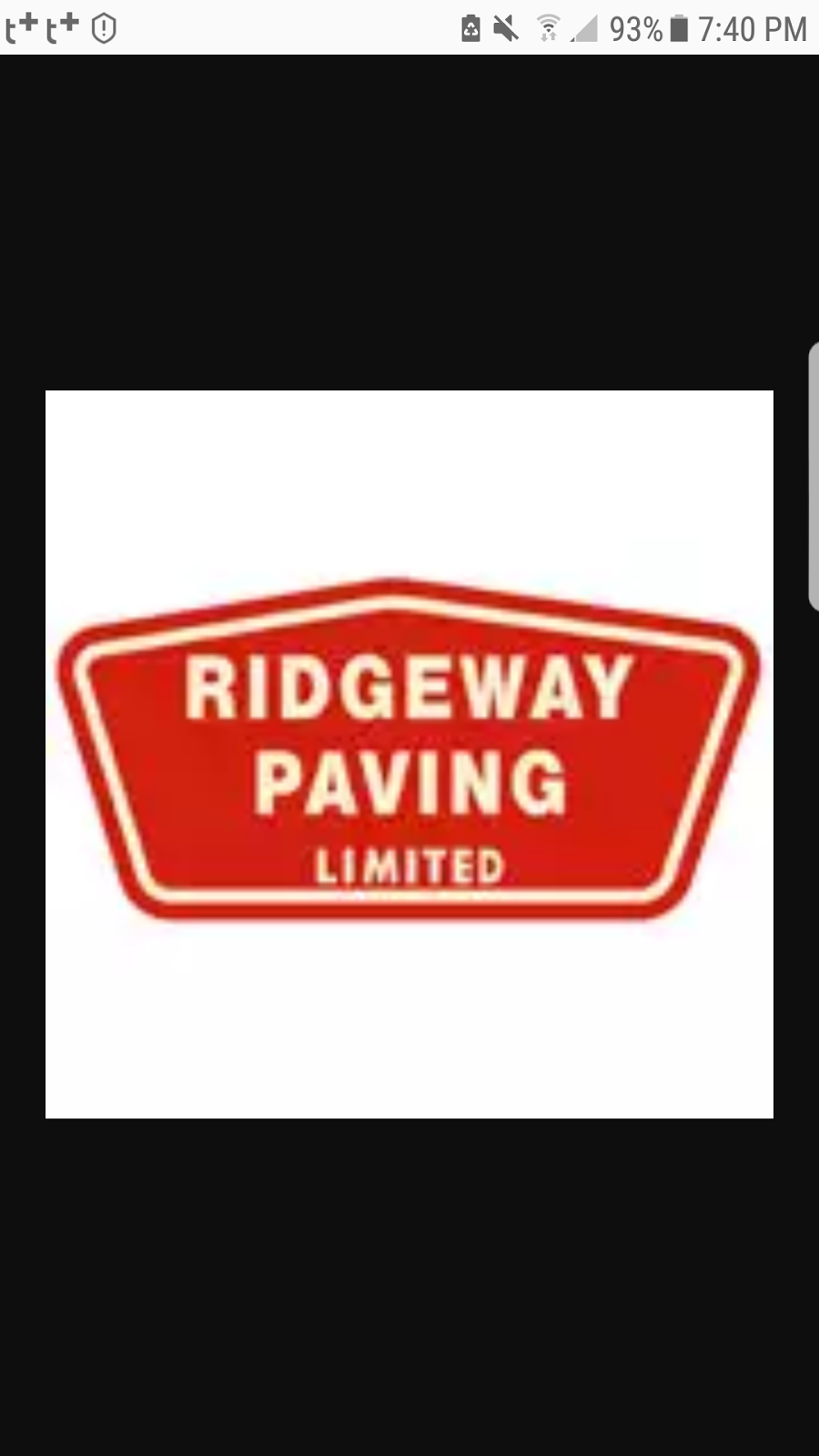 Ridgeway Paving Ltd | 1069 Ott Rd, Ridgeway, ON L0S 1N0, Canada | Phone: (905) 894-1672