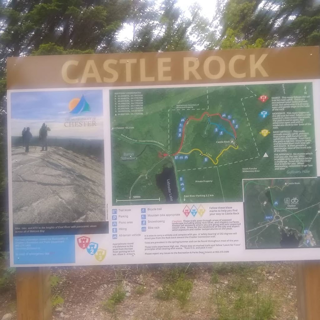 Castle Rock Trailhead | Chester, NS B0J 1J0, Canada | Phone: (902) 275-3490