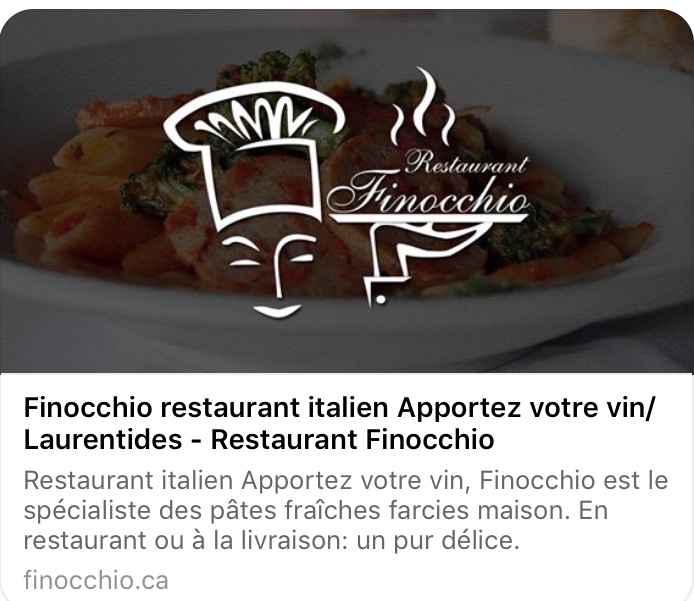 Restaurant Finocchio | 2955 Chemin dOka, Sainte-Marthe-sur-le-Lac, QC J0N 1P0, Canada | Phone: (450) 598-6060