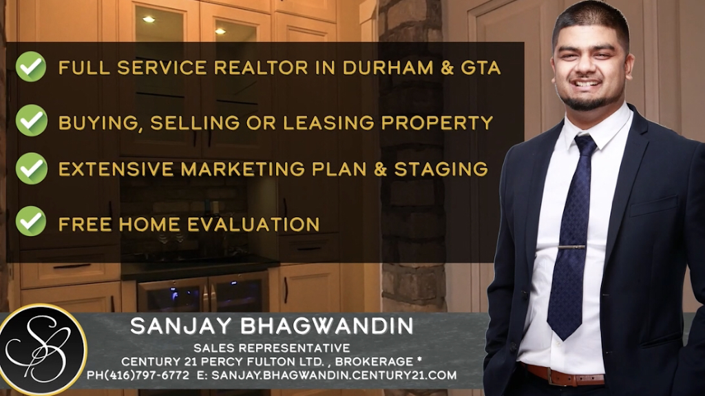 Sanjay Bhagwandin- Real Estate Broker- Century 21 Percy Fulton L | 2911 Kennedy Rd, Scarborough, ON M1V 1S8, Canada | Phone: (416) 797-6772