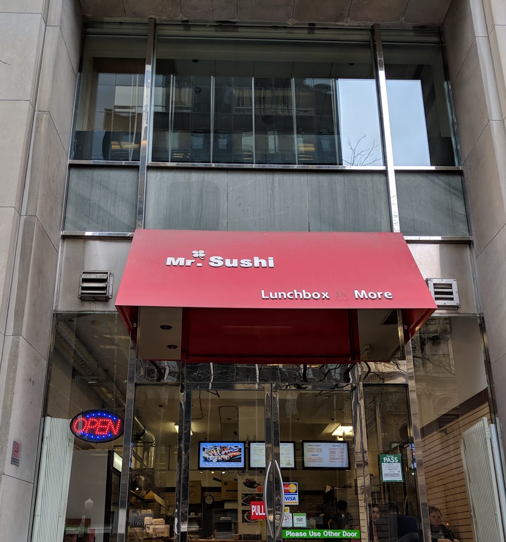 Mr. Sushi | 20 Toronto St, Toronto, ON M5C 2B8, Canada | Phone: (647) 727-2054