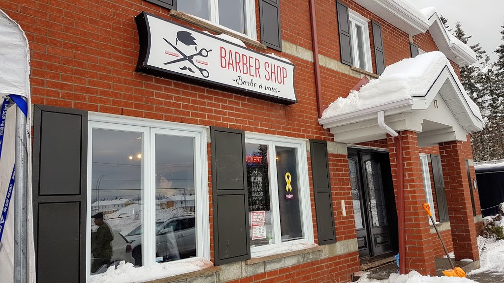 Barbershop Barbe À Vous | 17 Rue Saint Patrick, Shannon, QC G0A 4N0, Canada | Phone: (418) 404-8686