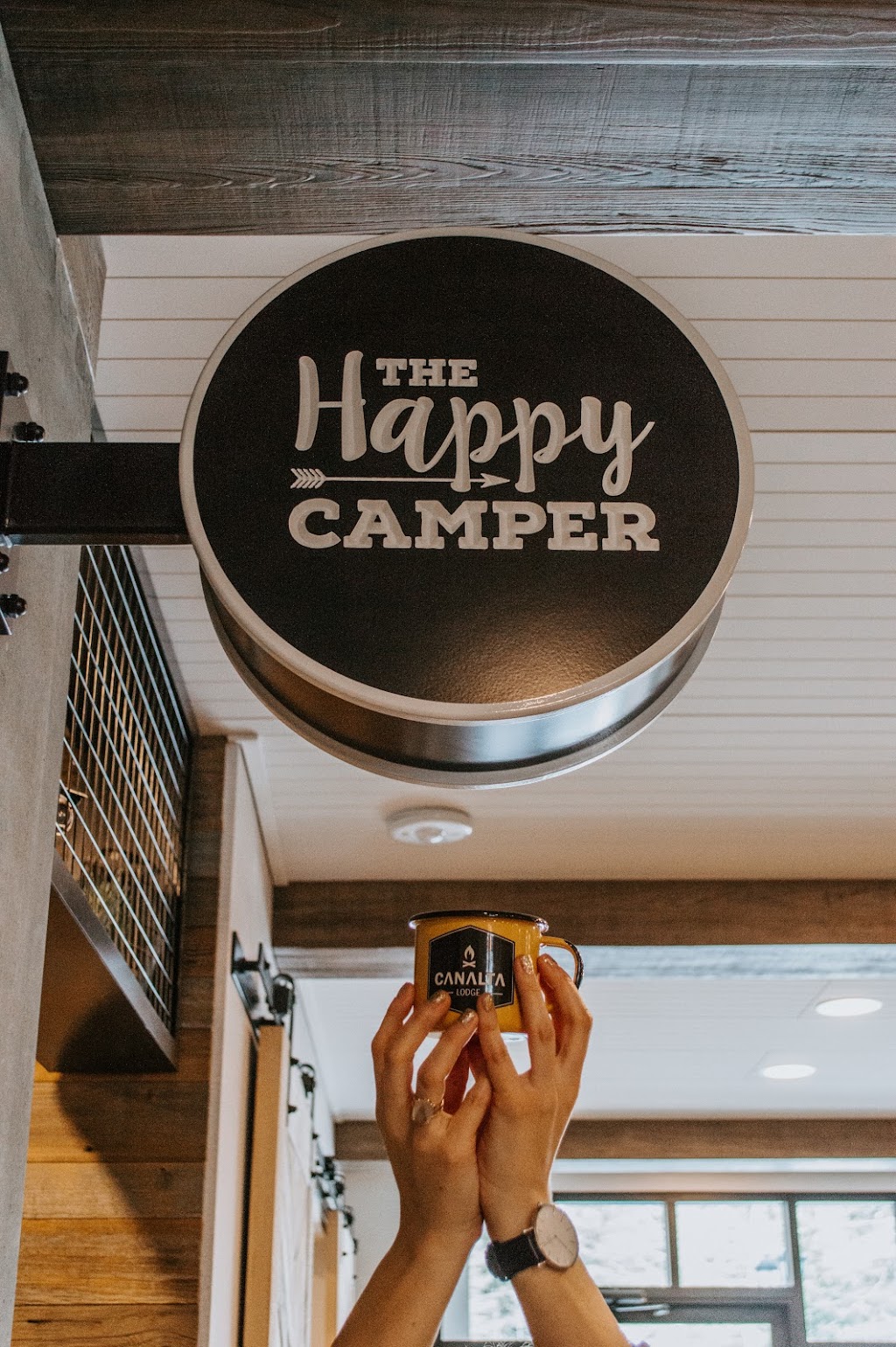 The Happy Camper Café & Bar | 545 Banff Ave #1B5, Banff, AB T1L 1B5, Canada | Phone: (403) 762-2112