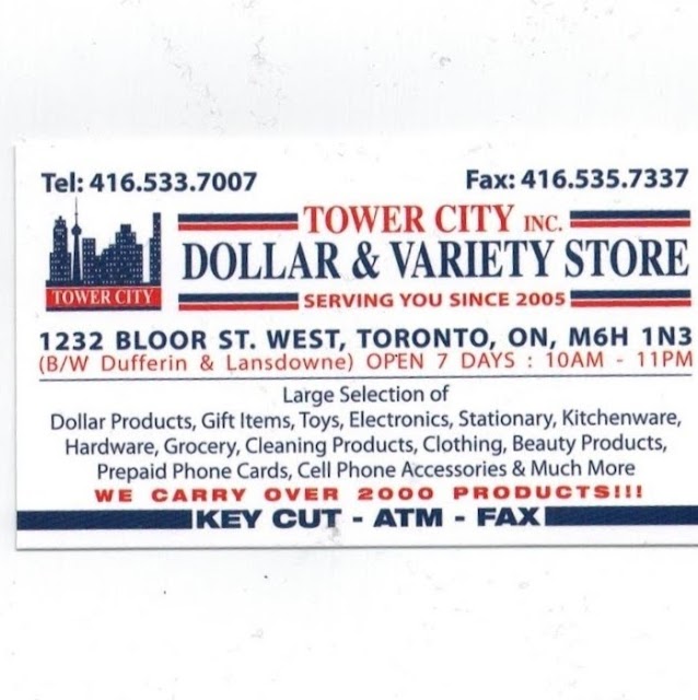 Tower City Inc | 1232 Bloor St W, Toronto, ON M6H 1N3, Canada | Phone: (416) 533-7007