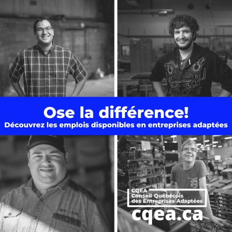 Conseil québécois des entreprises adaptées (C Q E A) | 101 Rue de la Grand Voile, Saint-Augustin-de-Desmaures, QC G3A 2M7, Canada | Phone: (418) 872-7899