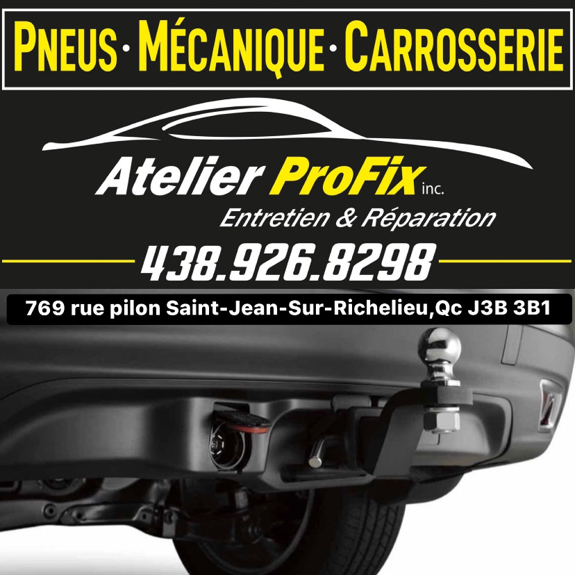 Atelier Profix inc. | 769 Rue Pilon, Saint-Jean-sur-Richelieu, QC J3B 3B1, Canada | Phone: (438) 926-8298