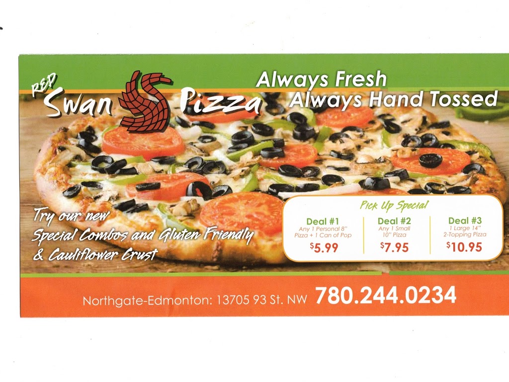 Red Swan Pizza Northgate | 13705 93 St NW, Edmonton, AB T5E 5V6, Canada | Phone: (780) 244-0234