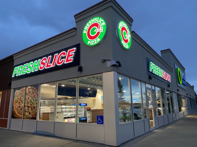 Freshslice Pizza | 69 Dunlop St Unit 5, Red Deer, AB T4R 2H6, Canada | Phone: (403) 347-5423