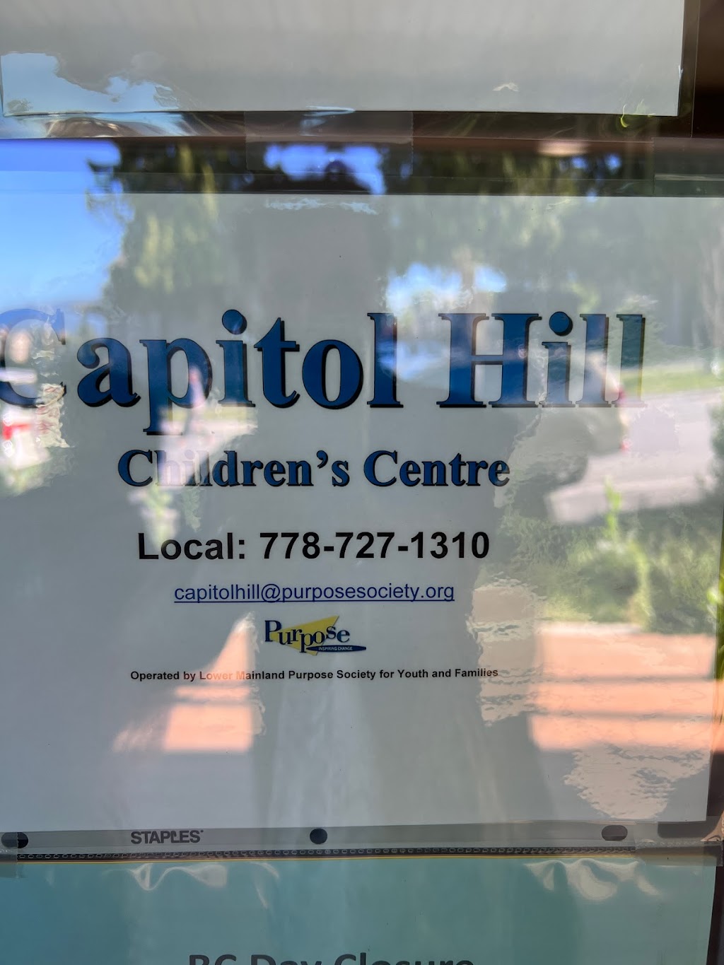 Capitol Hill Childrens Centre | 5750 Pandora St, Burnaby, BC V5B 3V1, Canada | Phone: (778) 727-1310