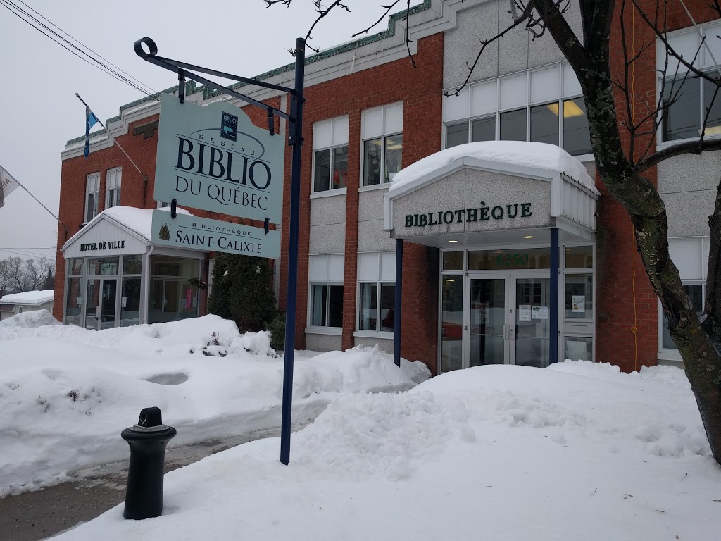 Bibliothèque Municipale de Saint Calixte | 6250 Rue de lHôtel de Ville, Saint-Calixte, QC J0K 1Z0, Canada | Phone: (450) 222-2782 ext. 7480