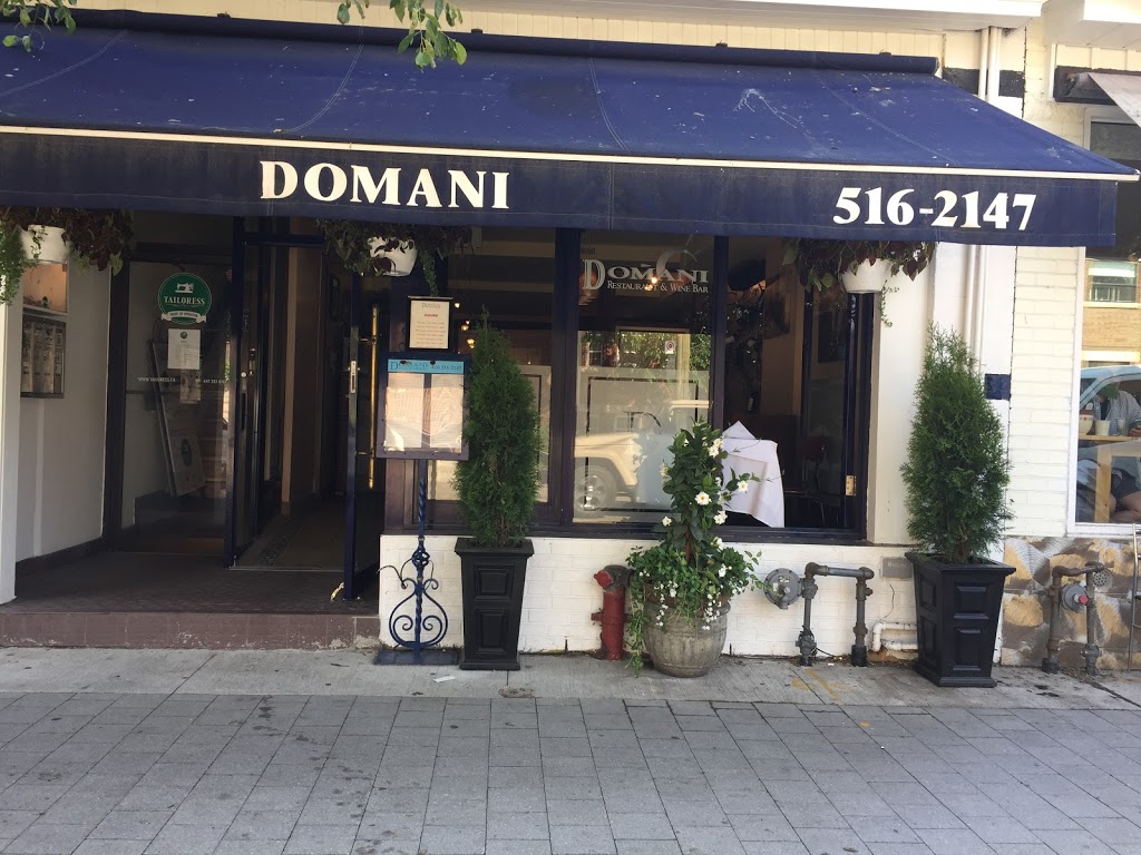 Domani Restaurant | 335 Roncesvalles Ave, Toronto, ON M6R 2M8, Canada | Phone: (416) 516-2147