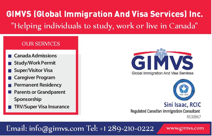 GIMVS(Global Immigration And Visa Services)Inc | 63 Robertson Rd, Ancaster, ON L9K 0H7, Canada | Phone: (289) 210-0222