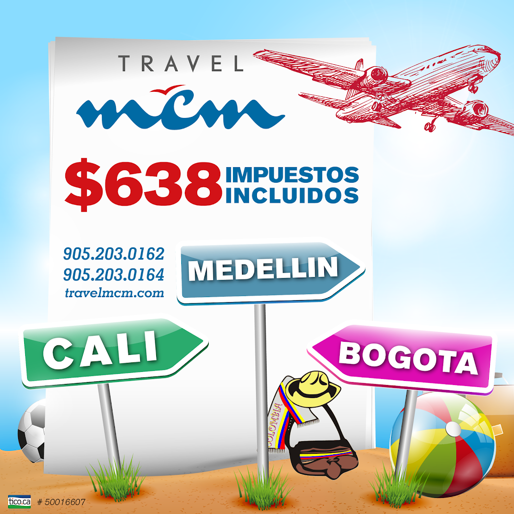 Travel MCM | 646 Thompson Rd S, Milton, ON L9T 0C7, Canada | Phone: (905) 203-0162