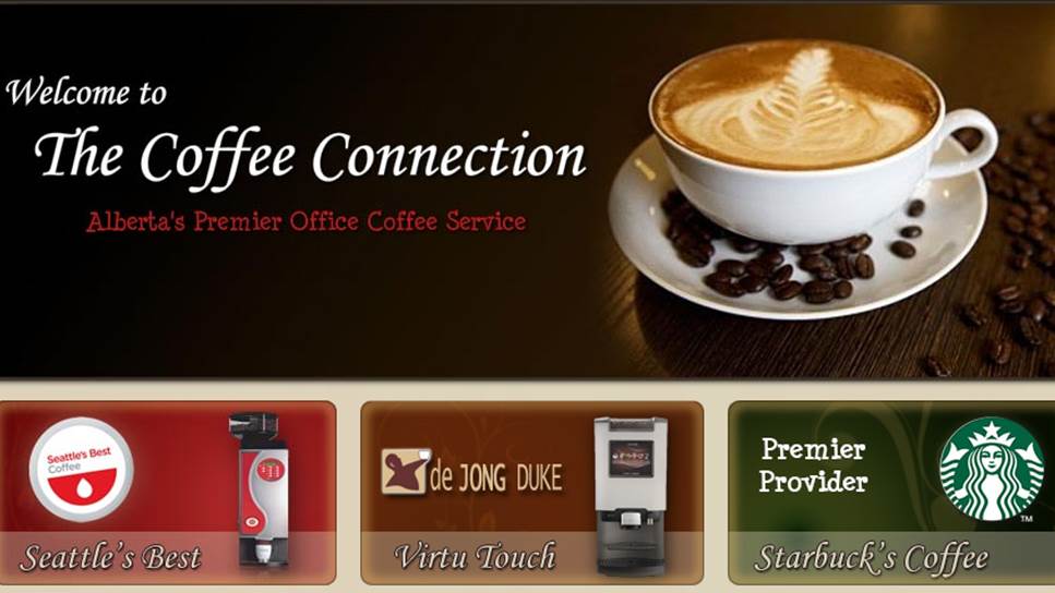 The Coffee Connection Ltd | 401 33 St NE #3, Calgary, AB T2A 1X5, Canada | Phone: (403) 269-5977