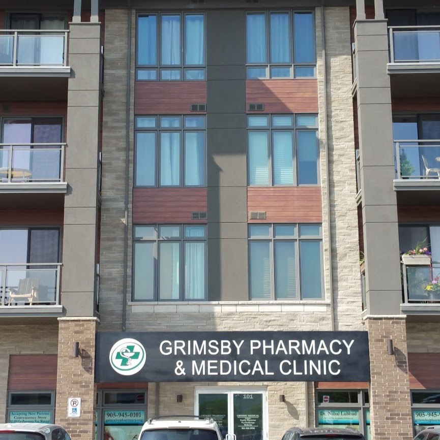 Grimsby Pharmacy & Medical Clinic | 520 N Service Rd Unit 101, Grimsby, ON L3M 0C9, Canada | Phone: (905) 945-0101