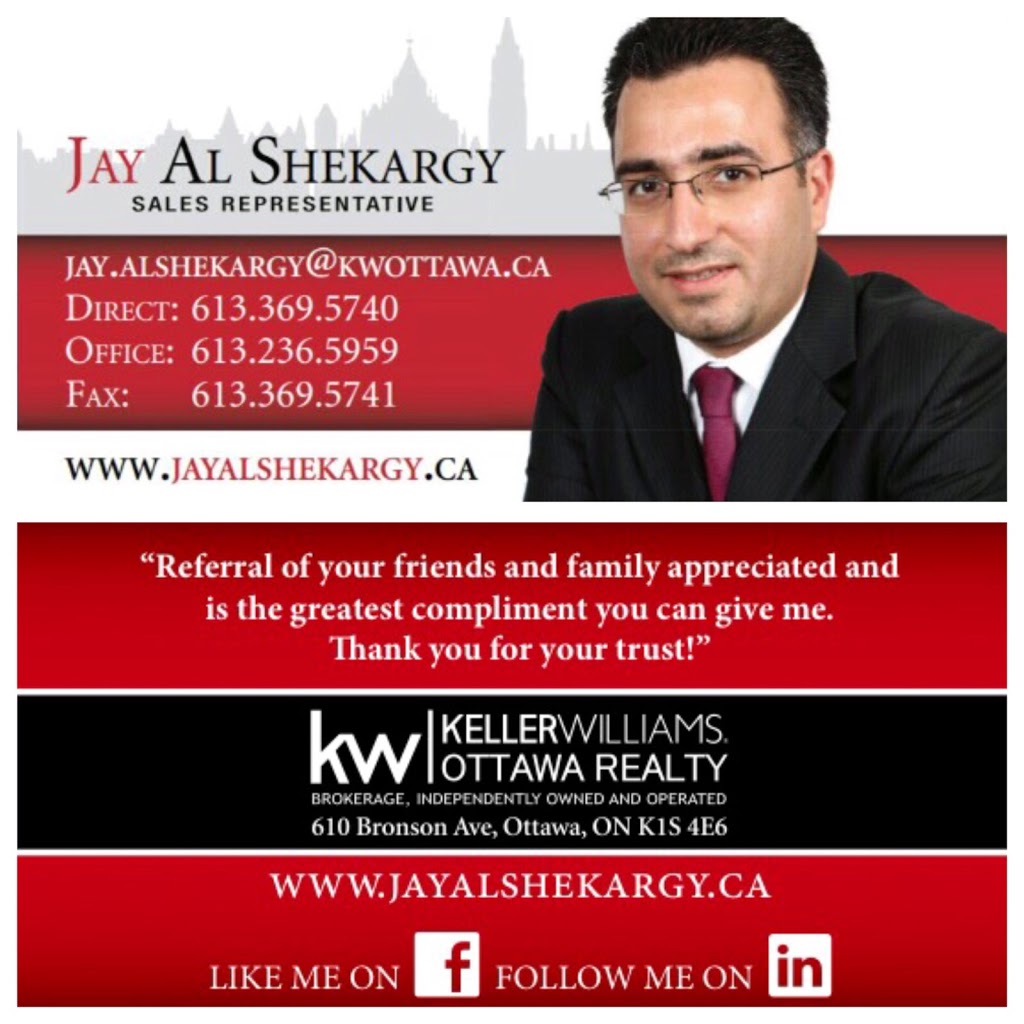 Jay Al Shekargy | 89 Grovehurst Dr, Nepean, ON K2G 6V7, Canada | Phone: (613) 262-0508