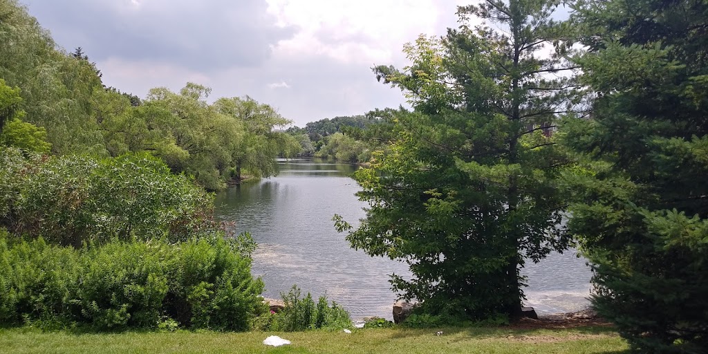 Public bench near pond/lake | 24 Lehar Ct, Brampton, ON L6S 5V1, Canada